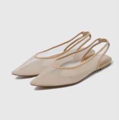 SeaRoomlynn HEART TULLEストラップミュール ベージュ Ｌ 新品】SeaRoomLynn TULLE BACKストラップミュール - メルカリ