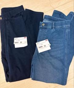 UNIQLO ウルトラストレッチクロップドデニムレギンスパンツ Lサイズ