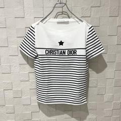 人気 ブランド 服をチェック - 最新トレンドファッション tシャツ 極美品】ディオール ロゴ刺繍 S インフルエンサー着用 トップス