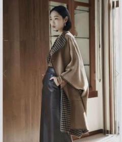 12月中で出品終了 アメリビンテージREVERSIBLE PONCHO COAT 12月中で出品終了 アメリビンテージREVERSIBLE PONCHO COAT