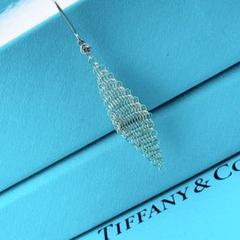 【美品】 TIFFANY&Co. ピアス　メッシュ　スカーフダイヤ　片耳　128