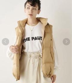 定価2.9万★whimGazette★THE PAUSEパファー中綿ダウンベスト 定価2.9万☆whimGazette☆THE PAUSEパファー中綿ダウンベスト