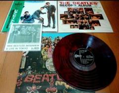 レア!極美品! 1967年発売 オデオン赤盤 ビートルズ ヘルプ ピンナップ付 レア!極美品! 1967年発売 オデオン赤盤 ビートルズ ヘルプ