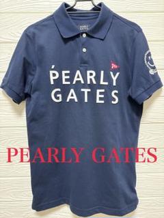【限定SALE！】PEARLY GATES 刺繍ロゴ付き ポロシャツ