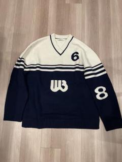 Wales bonner カレッジセーター