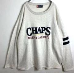 【CHAPS】RALPH LAUREN 90年代希少スウェットXL グレー 綿のサムネイル