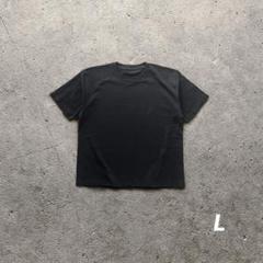 短丈Tシャツ 無地Tシャツ 黒T ブラック Lサイズ