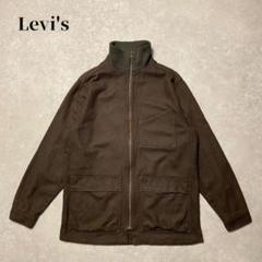 Levi's ウールジップアップジャケット ブラウン リーバイス ブルゾン 古着