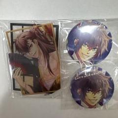 薄桜鬼 藤堂平助 藤堂 まるくじ 大吉 アクスタ 缶バッジ 3点
