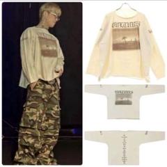 【平本蓮着用】yzy gosha VULTURES ロンT ホワイト　サイズ1 Authentic Yeezy YZY Gosha VULTURES white long tee shirt