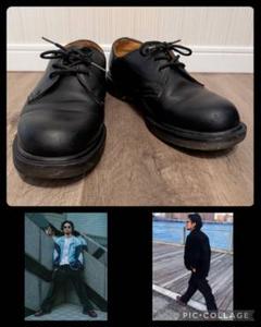 常田大希さん私物【8249】vintage英国製ドクターマーチン3ホールシューズ