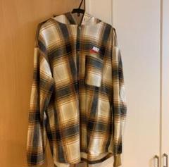 supreme nike plaid hooded sweat shirt