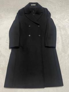 LA4641 セオリーリュクス ロング チェスターコート ネイビー 30