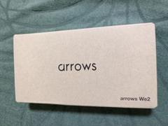 ほぼ新品◇arrows We2 ライトブルー