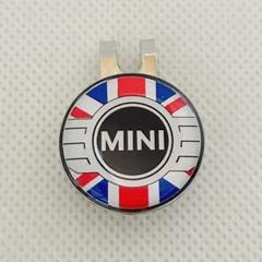 MINI ミニクーパー　ゴルフマーカー　マグネット台座　ハットクリップ 07