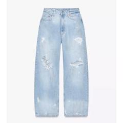 ZARA JEANS TRF BAGGY RIPPED ミッドライズ