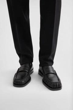 メンズ*JILSANDER* メタルヒール ローアンクルブーツ ブラック メンズ*JILSANDER* メタルヒール ローアンクルブーツ ブラック