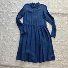 R.D CLOTH ダークブルー シャツドレス