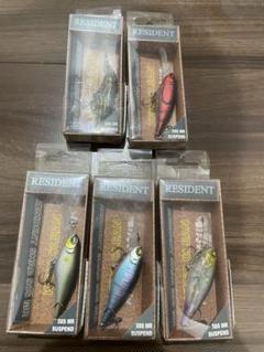 レジデントシャッド　58S MR 5セット　ルアーセット　ミノープラグのサムネイル