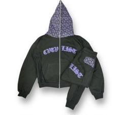 cvtvlist セットアップ　23AW ティファニーロゴ 未使用に近い 入手困難 CVTVLIST 刺繍ロゴ セットアップ ターコイズ - メルカリ