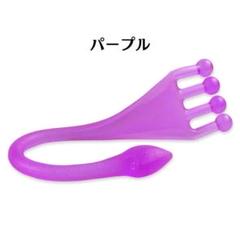 足指足裏♥トレーニングチューブ♥ヨガフィットネス ストレッチ 足指開く パープル