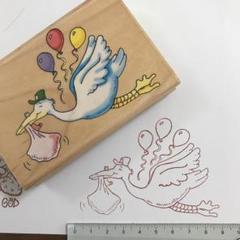 コウノトリ スタンプ