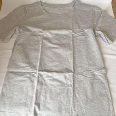 レディース Tシャツ グレー Sサイズ コットン Uネック シンプル