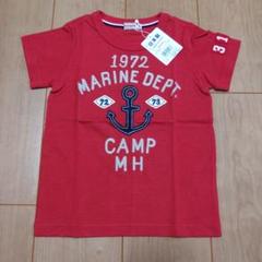 ミキハウス マリンデザイン Tシャツ 110cm　赤　レッド