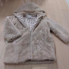zara薄いベージュコート140センチ