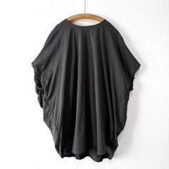 美品 グレディブリリアン favori 綿混天竺ギャザーカットソー ゆったり