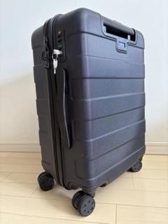 無印良品 旧型 ハードキャリーケース 33L ネイビー 訳アリ】無印良品 旧型 ハードキャリーケース ネイビー 鍵あり