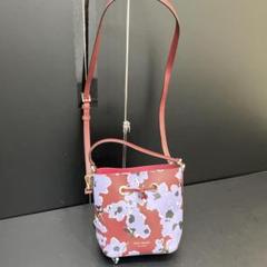 katespade ソフトペブルレザー エヴァ ワイルドフラワー ブーケ 巾着 katespade ソフトペブルレザー エヴァ ワイルドフラワー ブーケ