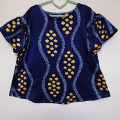 ハンドメイド・着物・絞り・フリル袖カットソー ハンドメイド・着物・絞り・フリル袖カットソー - メルカリ