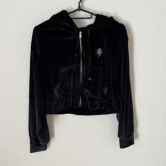 hauls ハウルズ　ブラック　ベロア　パーカー