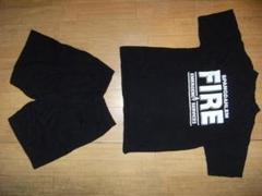 ドイツ シュパングダーレム空軍基地 消防士 Tシャツ 短パン 2点 ドイツ シュパングダーレム空軍基地 消防士 Tシャツ 短パン 2点