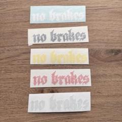 NO BRAKES オールドイングリッシュ　デカール　各色1枚のサムネイル