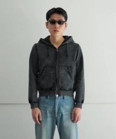 【値下げ不可】KAIKO TODO ブラック パーカー サイズ2 KAIKO【カイコー】double zip parka 