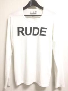 ロングTシャツ ロゴプリント