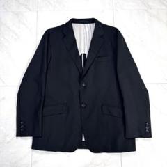 【極美品/希少】90s　トリココムデギャルソン　テーラード　サックジャケット　黒 トリココムデギャルソン COMME des GARCONS ジャケット - メルカリ