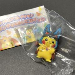 メガポンチョを着たピカチュウ フィギュア : メガタブンネ&メガルカリオ メガポンチョを着たピカチュウ フィギュア : メガタブンネ