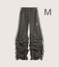 US M ADIDAS AVAVAV RUCHED PANTS CARBON - メルカリ