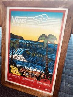 希少 Vans triple crown ヘザーブラウン ポスター surf Heather Brown creates main art for 2017 Vans Triple Crown of