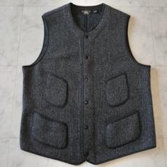 美品 RRL ビーチベスト L ブラウンズビーチ型 ゴマ塩 ダブルアールエル
