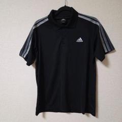 adidas　アディダス　ポロシャツ　黒　ブラック　BLACK