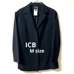 ✨極美品✨ICB アイシービー　スーツ　ノーカラー　パンツ　ネイビー　Mサイズ 2025年最新】スーツ icbの人気アイテム - メルカリ