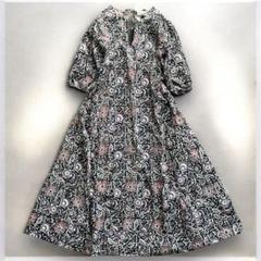 高山都コラボ　TAD ロングワンピース 美品✳︎TADO インド綿ワンピース 高山都さん ロングワンピース