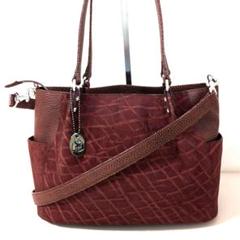【美品】Leu Locati レウロカティ/エレファントレザー /ハンドバッグ 美品】Leu Locati レウロカティ/エレファントレザー