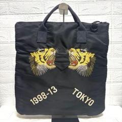 テーラー東洋 ビームスボーイ 刺繍 ヘルメットバッグ ネイビー 人気コラボ】テーラー東洋×BEAMS BOY/ビームスボーイよりあの