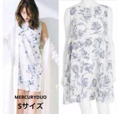 美品　マーキュリーデュオ　花柄　ノースリーブ　ワンピース　Sサイズ