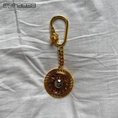 VERSACE key chain gold